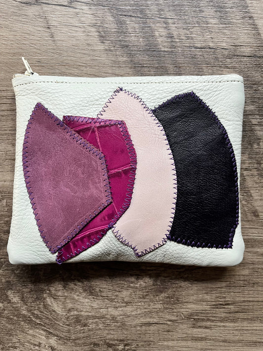 Plum Baby Zippered Clutch